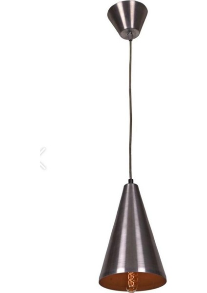 Gri Içi Beyaz Metal Sarkıt Avize B03