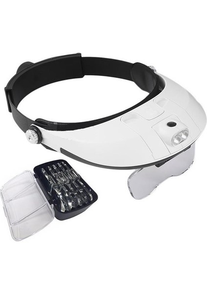 MG81001-G LED Işıklı Gözlük Büyüteç