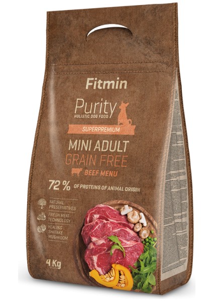 Purity Dana Etli Ufak Irk Yetişkin Köpek Maması 4 kg