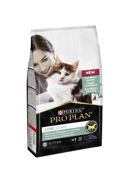 Liveclear Yavru Kedi Maması Hindili 1.4 kg
