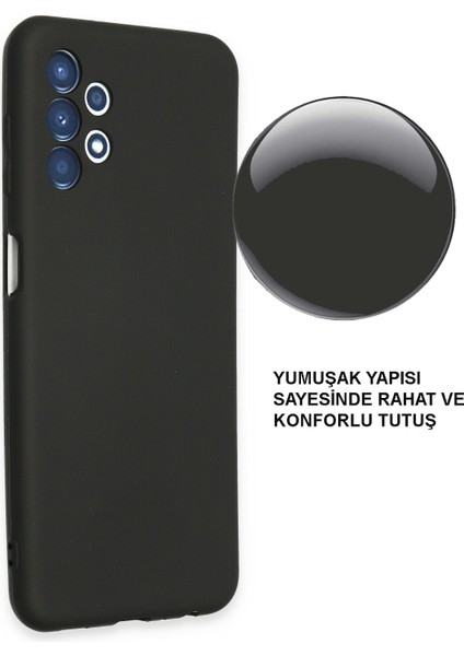 Samsung Galaxy A13 4g Kapak Mat Siyah Yumuşak Silikon Kılıf fırsatları