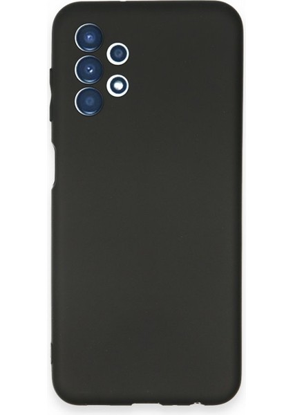 Samsung Galaxy A13 4g Kapak Mat Siyah Yumuşak Silikon Kılıf