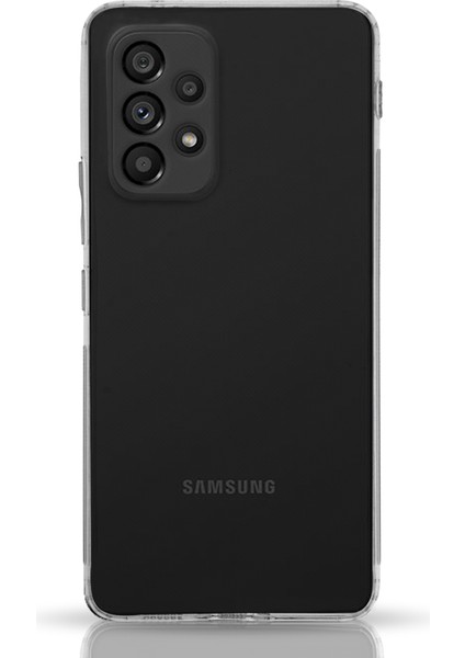 Samsung Galaxy A53 Kapak Tıpalı Kamera Korumalı Şeffaf Premier Kılıf