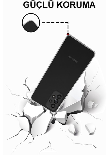 Samsung Galaxy A53 Kapak Tıpalı Kamera Korumalı Şeffaf Premier Kılıf modelleri