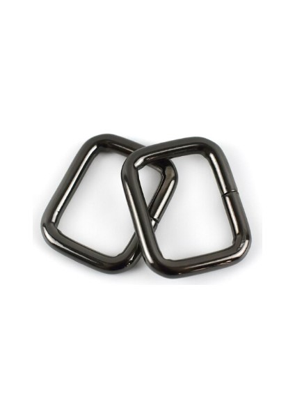 100 Adet Kare Halka Siyah (2CMX4MM)