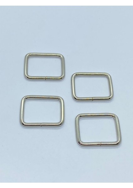 2 Adet Kare Halka Nikel 2,5CMX3MM