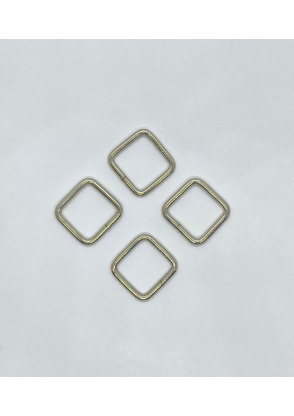 5 Adet Kare Halka Nikel 2CMX3MM