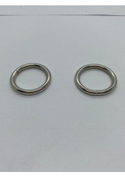 20 Adet Yuvarlak Halka Nikel (2,5CMX4MM)
