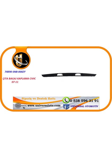 Çıta Bagaj Kaplama Cıvıc 07-11