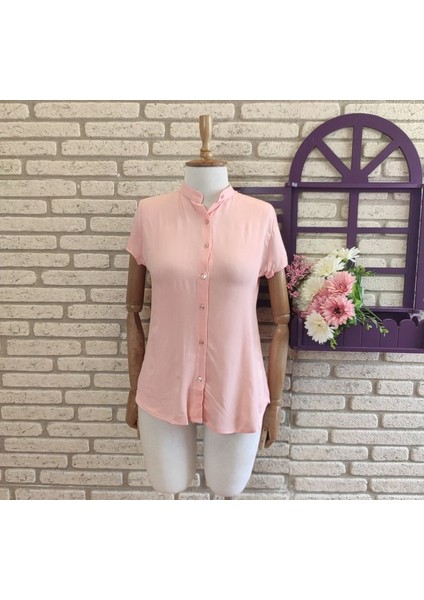 Dokuma Viskon Kumaş Gömlek(Pembe) fiyatları