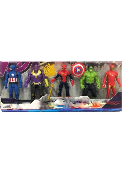 Ürün Sarayı Avengers Süper Kahramanlar 15 cm Figür Seti 5li