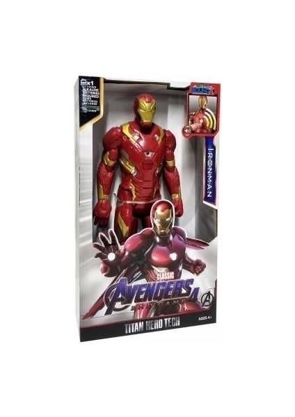Iron Man Sesli & Işıklı Aksiyon Figür Oyuncak 30 cm