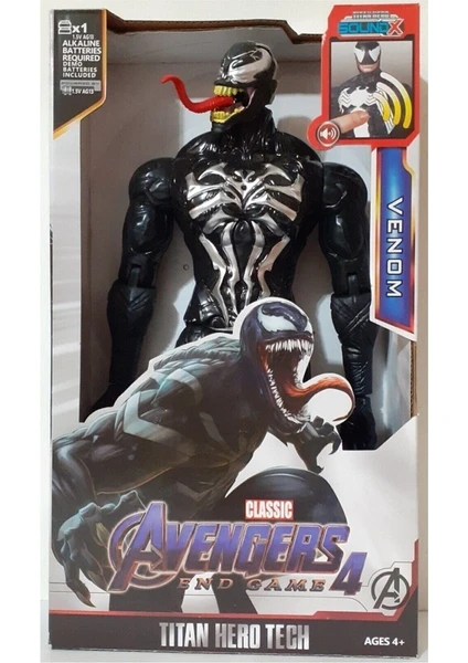 Ürün Sarayı Venom 30 cm Figür Oyuncak Sesli Işıklı Avengers Figür