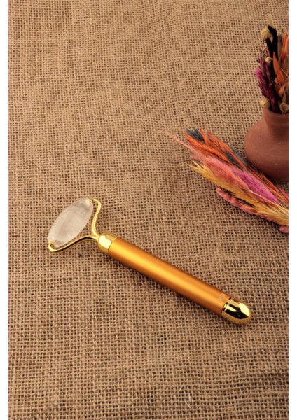 Kristal Kuvars Roller Titreşimli Masaj Aleti