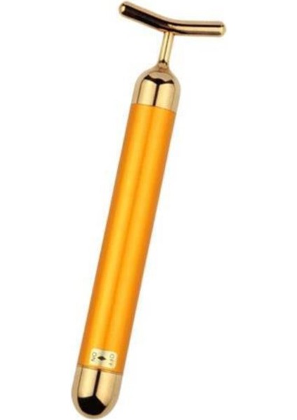 Titreşimli Yüz Sıkılaştırıcı Güzellik Bakımı Kalemi Y Bar Gold