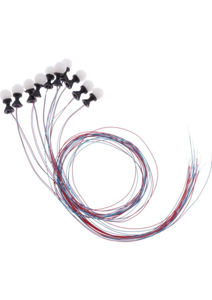 2x 10X Sokak Işık Led'leri Lamba Post Tren Demiryolları Manzara Dekorasyonu 1/100 Ölçekli (Yurt Dışından) modelleri