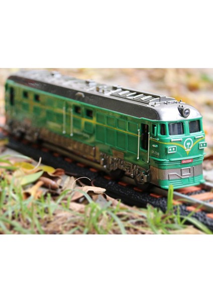1:87 Alaşımlı Buhar Lokomotif Çekiş Motoru Trenler Oyuncak Model ve Müzik Işık Yeşil (Yurt Dışından)