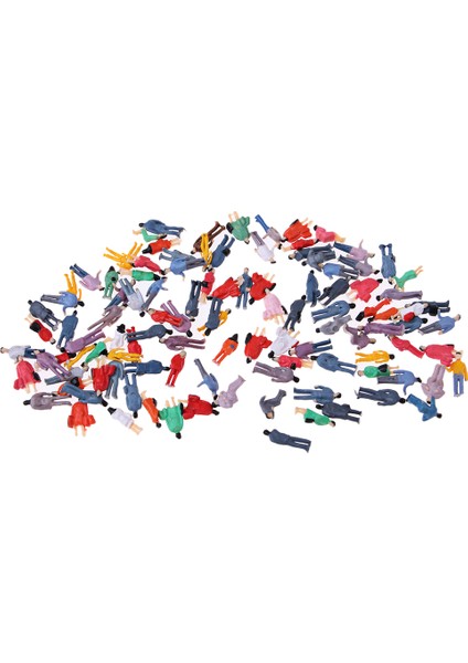 1.7 Cm-2cm Yükseklik Insanlar Yolcu Model Şekil Plastik Ho 1/87 Ölçekli Mix Lot (Yurt Dışından)