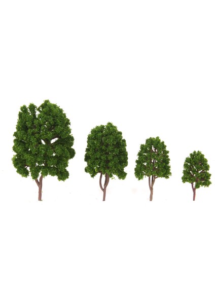 20 Adet Yeşil Ağaçlar Model Tren Demiryolu Diorama Park Manzarası Ho N Skalalı 1/75-200 (Yurt Dışından) modelleri