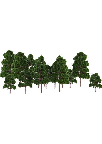 20 Adet Model Ağaçları Düzeni Tren Demiryolu Diorama Wargame Peyzaj Manzara (Yurt Dışından) fiyatları