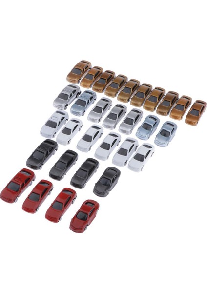 30 Boyalı Model Otomobil Araç Fit N 1: 150 Arabalar Park Manzarası (Yurt Dışından)