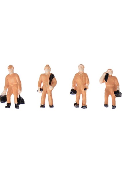 25 Karışık Plastik Boyalı Model Rakamlar Üniforma Işçiler, Merdiven, Kova 1:87 Ölçekli (Yurt Dışından) indirimleri