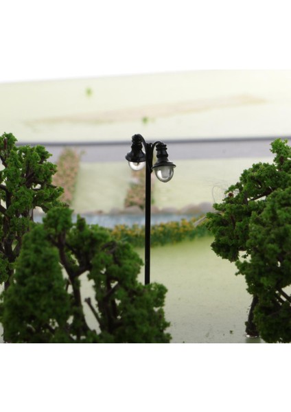 1:87 Ölçekli Park Avlu Fener 3x Lambalar Model Yapımı LED Işık Modeli 3 V # 6 (Yurt Dışından) indirimleri