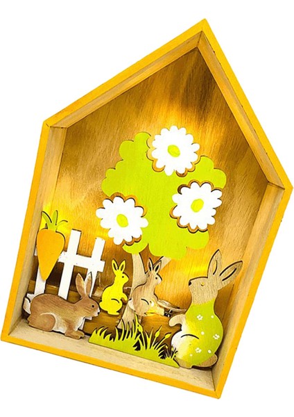 Tatil Beyanı Süsleme Tavşanı Için Kumandalı Ahşap Paskalya Pil (Yurt Dışından) fiyatları