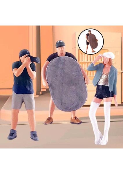 1/64 Boyalı Rakamlar, Minyatür Çakmak Reçine Playset Şekil Açıklandığı Gibi Dollhouse Için (Yurt Dışından) fırsatları