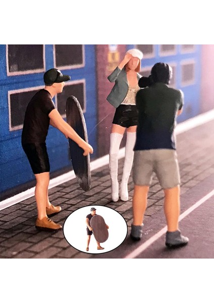 1/64 Boyalı Rakamlar, Minyatür Çakmak Reçine Playset Şekil Açıklandığı Gibi Dollhouse Için (Yurt Dışından) indirimleri