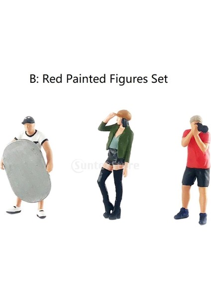 1/64 Boyalı Rakamlar, Minyatür Çakmak Reçine Playset Şekil Açıklandığı Gibi Dollhouse Için (Yurt Dışından)