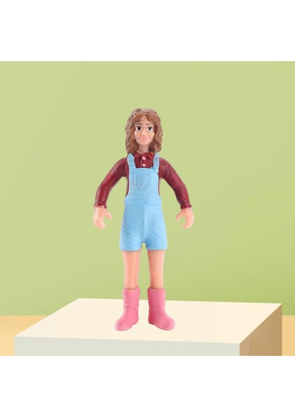 1:25 Ölçekli Diorama Mini Karakter Modeli Insanlar Şekil Model Masaüstü Dekor 1 Adet Kız Kırmızı A (Yurt Dışından) fırsatları