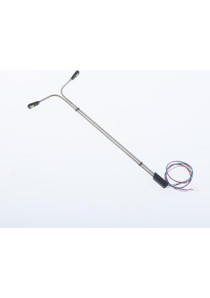 10 Adet / Paket Modeli Demiryolu Lambası Sokak Işıkları Ho Ölçekli Çift Kafalar 1: 100 (Yurt Dışından) modelleri