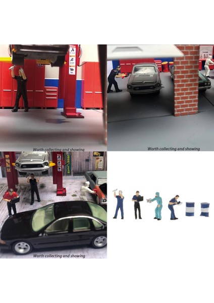 1:64 El Boyalı Rakamlar Tamirci Işçi Heykelcik Oyuncaklar Manzara Aksesuar Mavi (Yurt Dışından) fiyatları