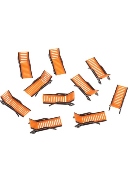10 Paket Model Lounge Plaj Sandalye Kum Masası Minyatür Düzeni Aksesuar C1:75 (Yurt Dışından)