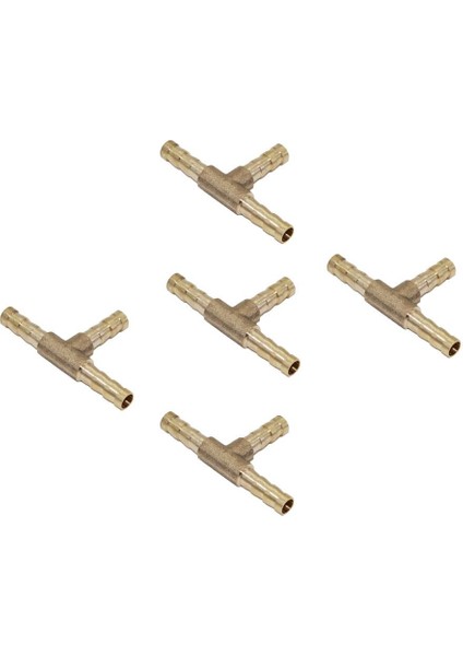 5 Adet Dikenli Pirinç T Parçası 3 Yollu Tee Hortum Yakıt Hava Hortumu Marangoz Adaptörü 6mm (Yurt Dışından) fırsatları
