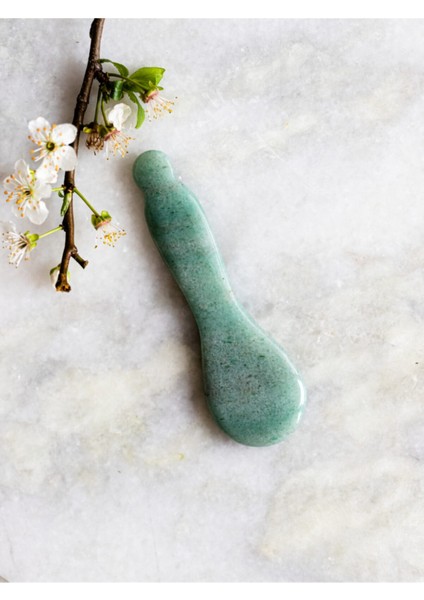 Aventurin Gua Sha Spoon