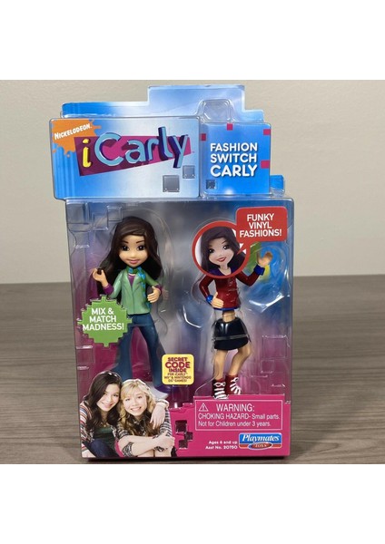 Nickelodeon Icarly Fashion Switch Carly - Icarly Moda Giysileri - Değiştirilebilir Giysili Bebek