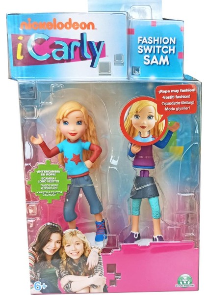 2'li Icarly Fashion Switch Carly ve Sam - Icarly Moda Giysileri - Değiştirilebilir Giysiler