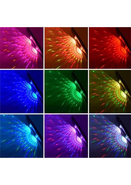 Kablosuz USB Şarjlı Sese Duyarlı Disko Ayak Altı Tavan LED Rgb Aydınlatma fırsatları