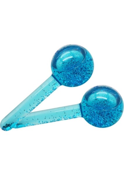 Buz Küresi Ice Globes Cilt Bakım Aleti Mavi Rahatlatıcı 2 Adet
