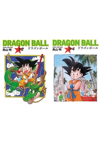 Dragon Ball Çizgi Roman 2 Kitap Set (1&2 - 3&4)