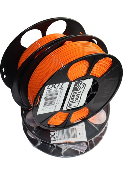 Plastik Yerli Üretim Pla 3D Filament Ral 2004 Açık Turuncu 1.75MM modelleri