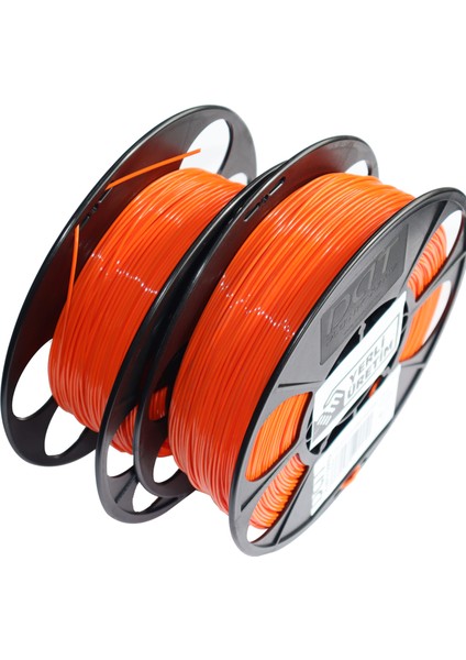 Plastik Yerli Üretim Pla 3D Filament Ral 2008 Koyu Turuncu 1.75MM