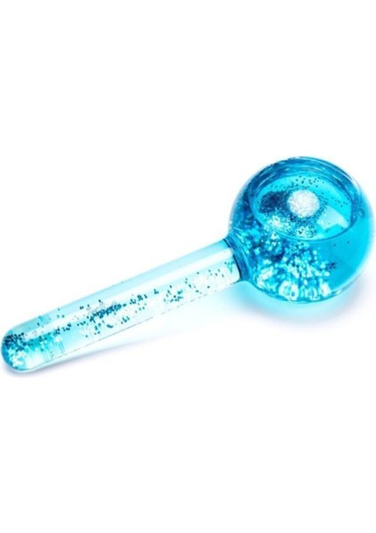 Mavi 1 Adet Ice Globes Buz Küresi Soğuk Masaj ve Terapi Topu
