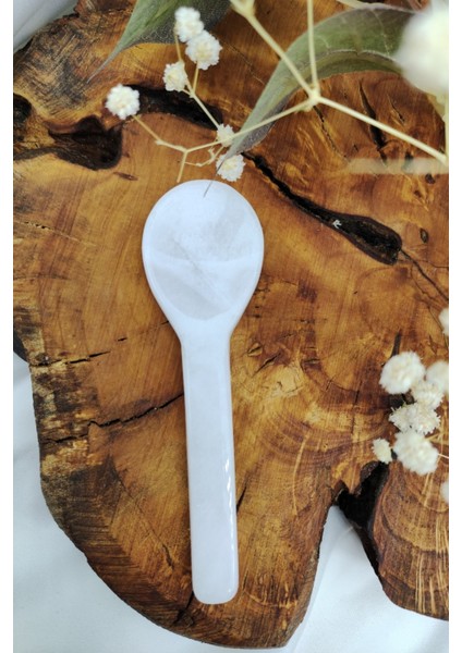 Beyaz Quartz Kuvars Gua Sha Masaj Aleti