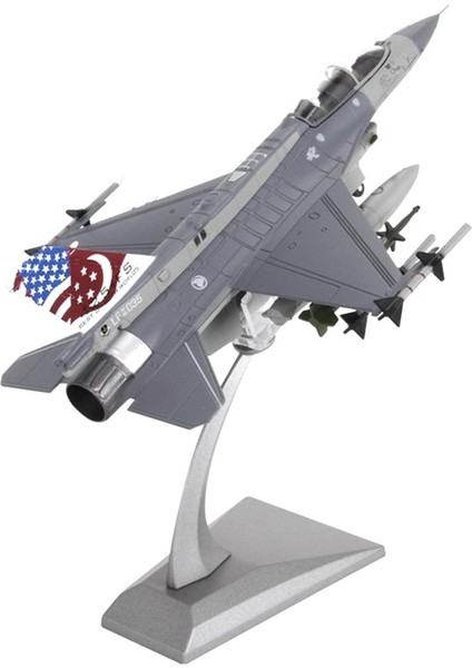 Best Life 1/72 Alaşım F16D Mücadele Falcon Fighter Jet Uçak Modeli W / Ekran Standı (Yurt Dışından)