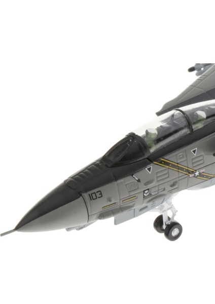 Best Life 1/100 Diecast Uçak Uçak Modeli F-14 Avcı Uçak Oyuncak (Yurt Dışından)