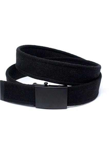 Unisex Siyah Tokalı Kolon Kemeri 4cm