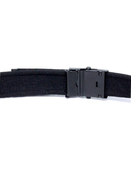 Unisex Siyah Tokalı Kolon Kemeri 4cm